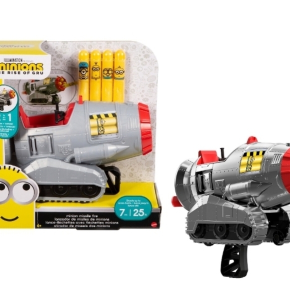 Minions Minion Missile Two-in-One Combat Tank and Missile Blaster - Picture 1 of 5